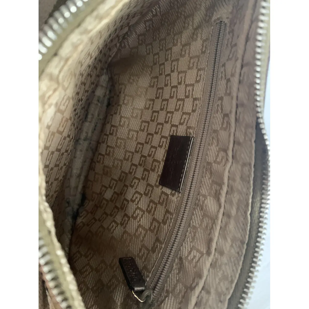 Linen handbag Gucci - Vintage