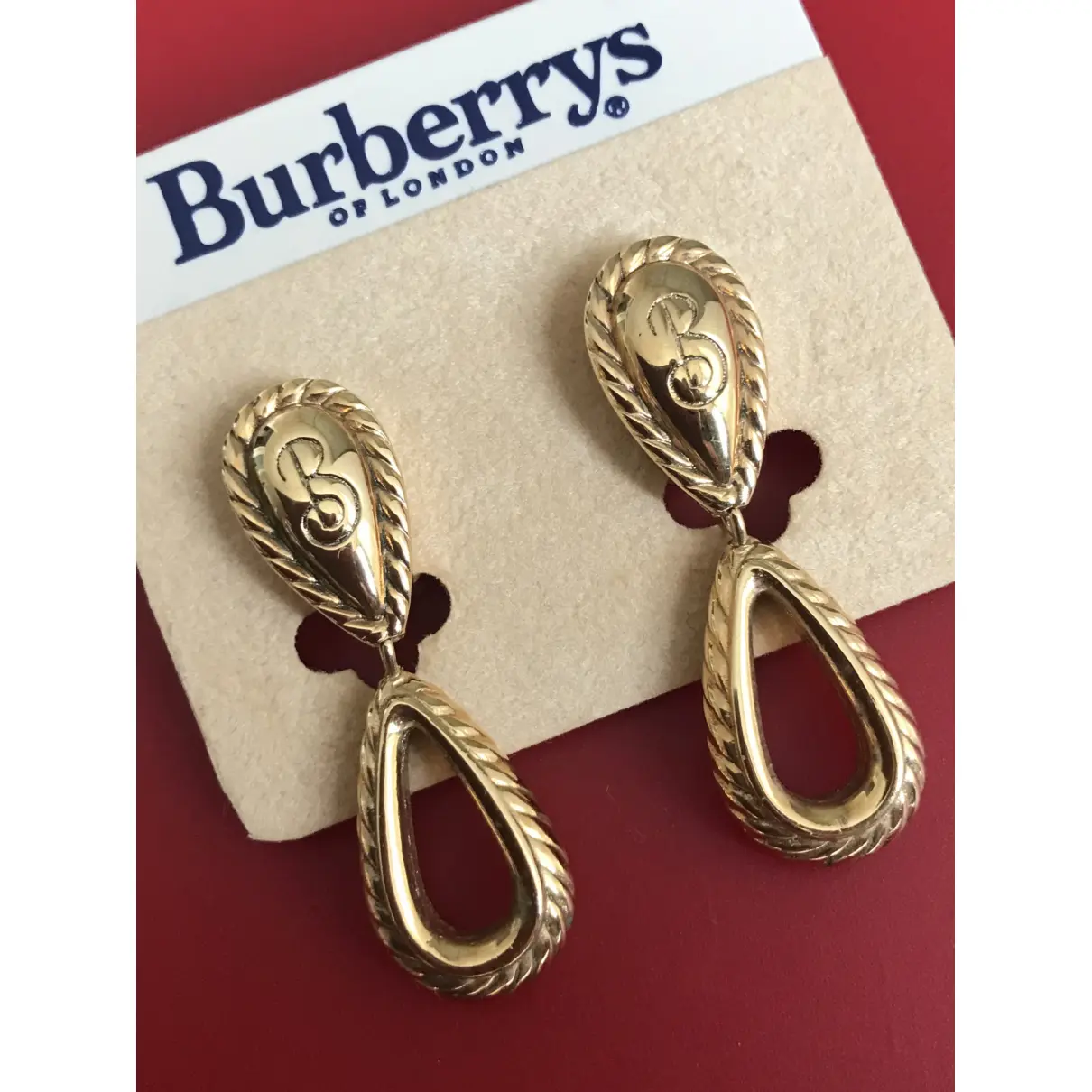 Luxury Burberry Earrings Women - Vintage