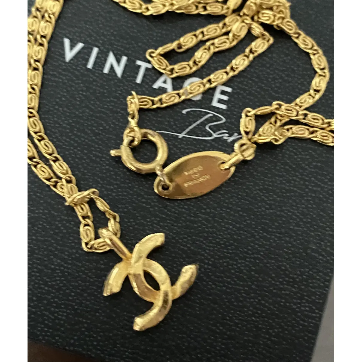 CC necklace Chanel - Vintage