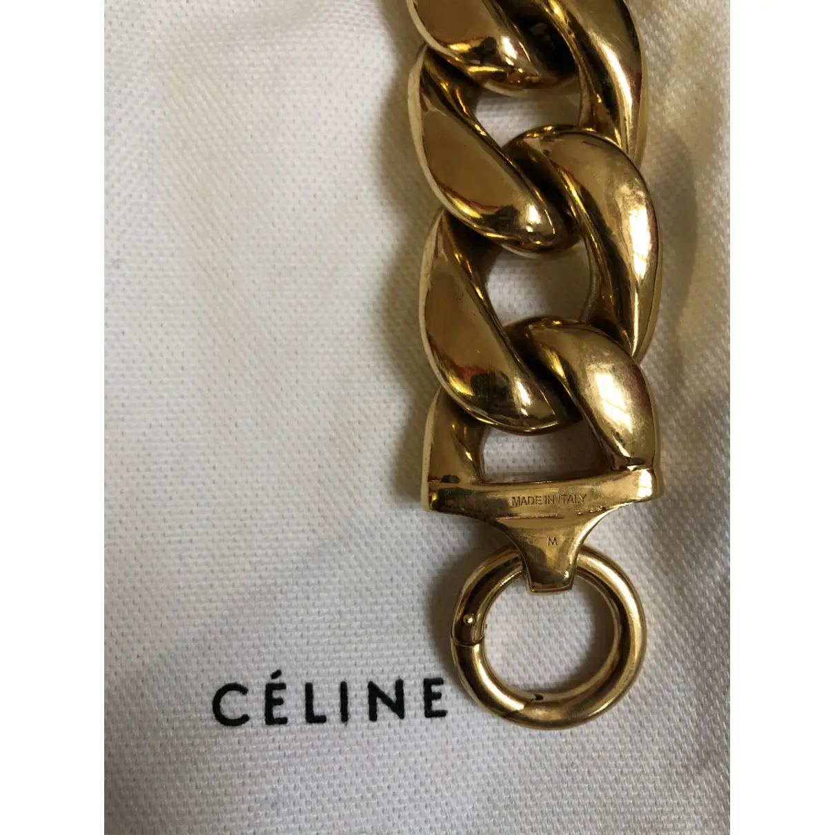 Gold Metal Bracelet Celine - Vintage