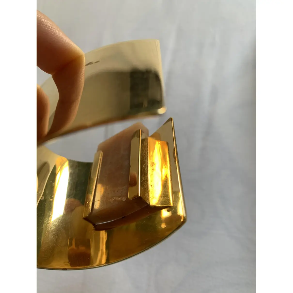 Gold Metal Bracelet Celine