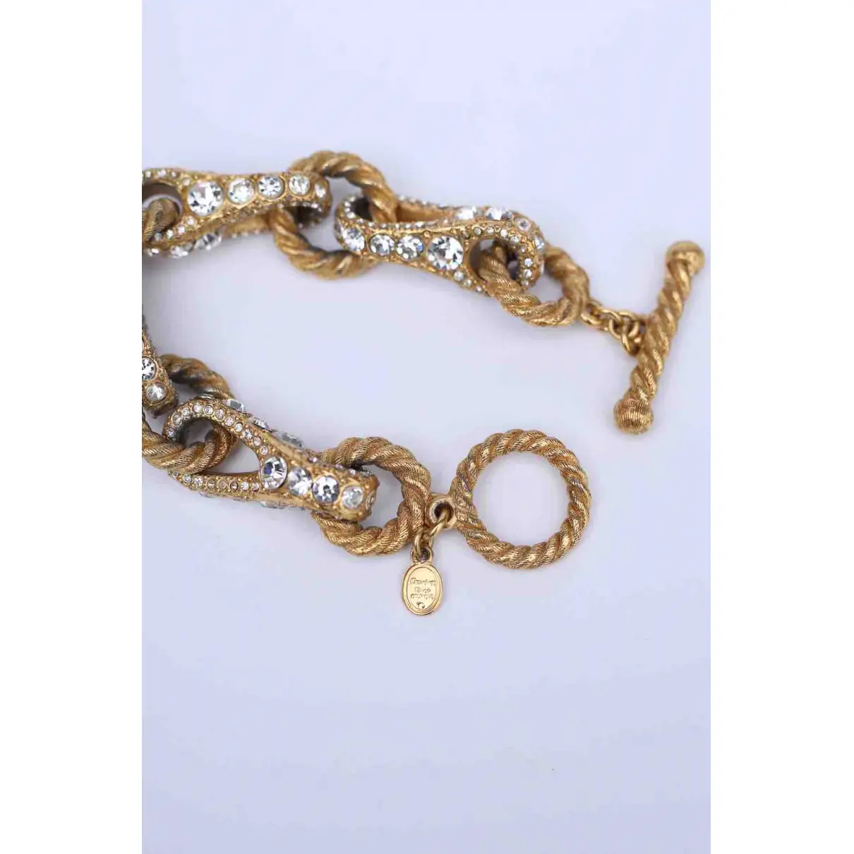 Gold Metal Bracelet Dior - Vintage