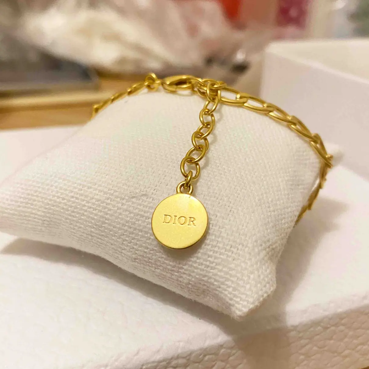 Buy Dior Gold Metal Bracelet online