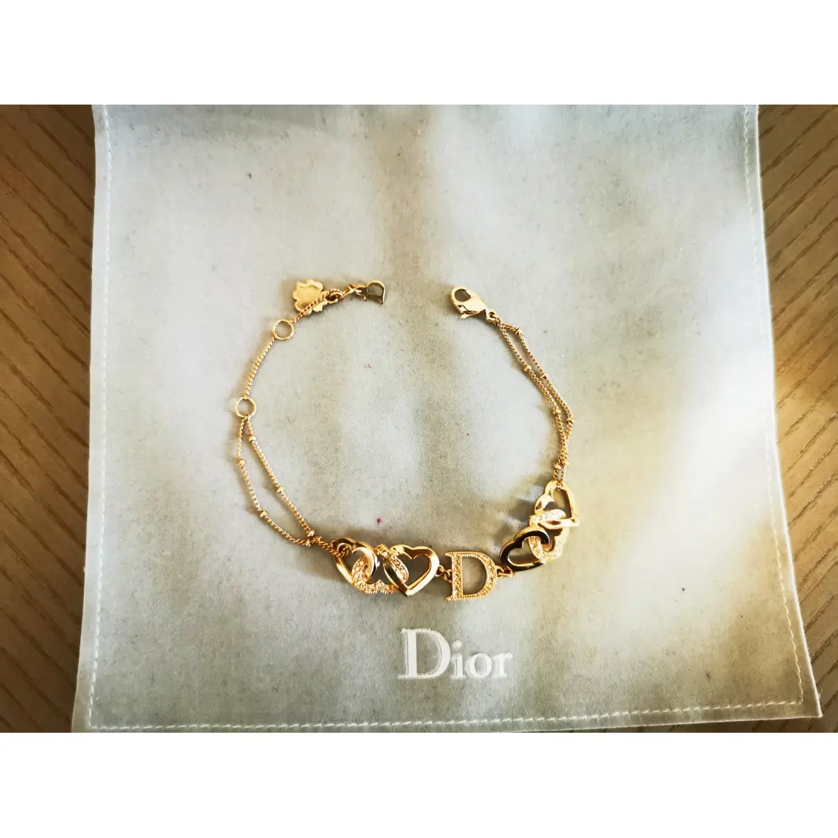 Gold Metal Bracelet Dior