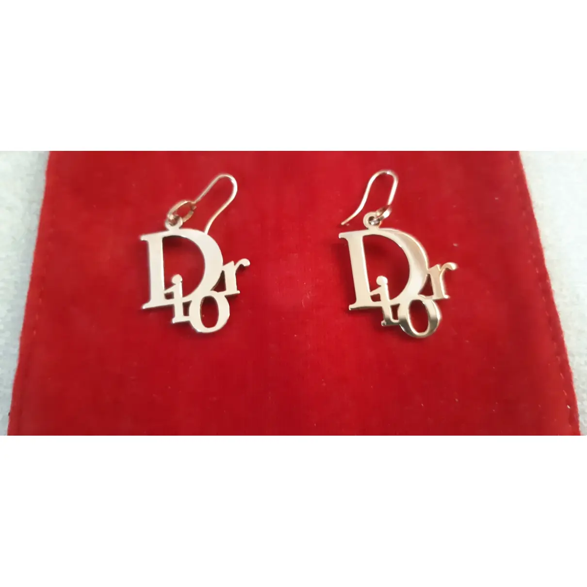 Buy Dior Dior Oblique earrings online - Vintage