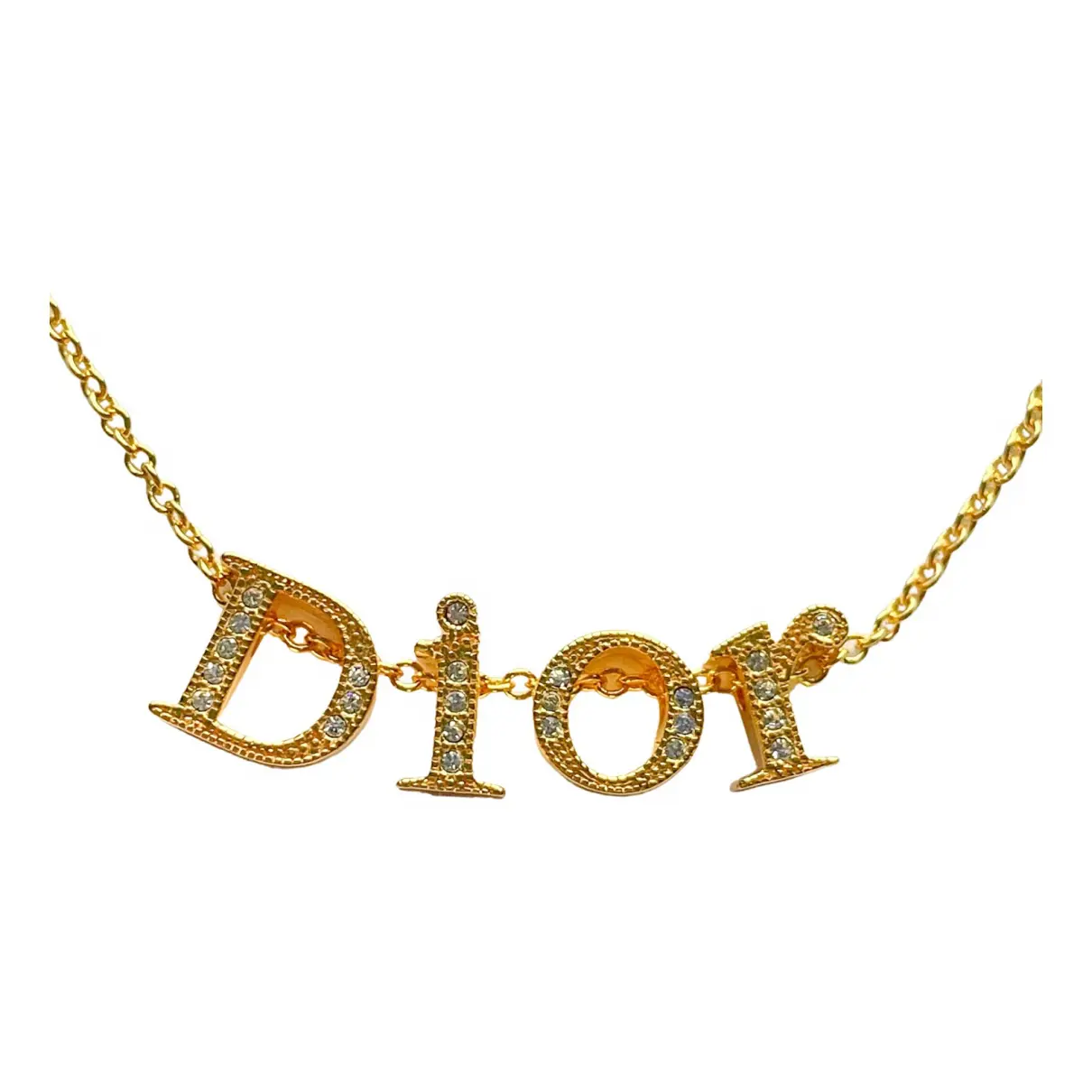 Buy Dior Dior Oblique necklace online - Vintage