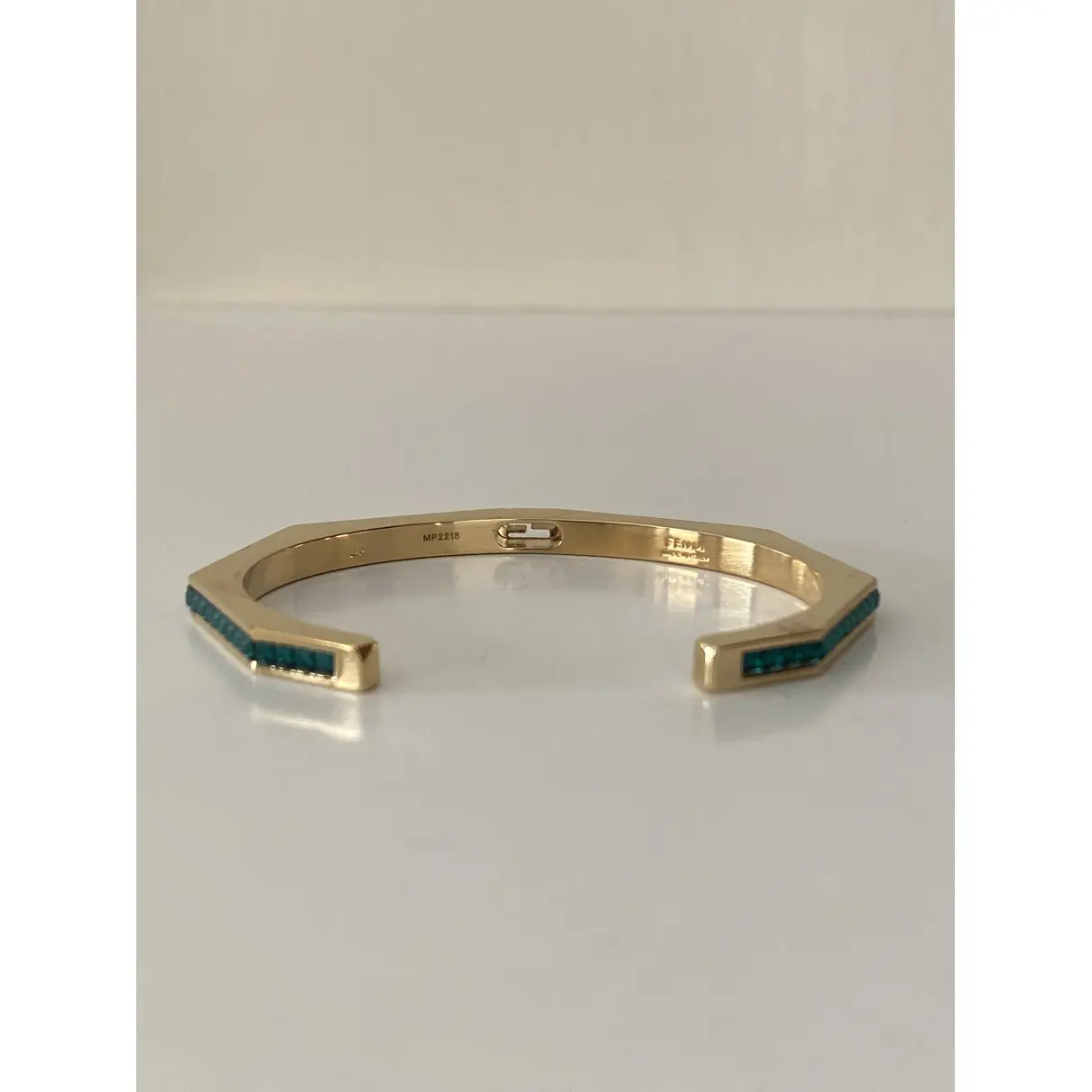 Buy Fendi Gold Metal Bracelet online