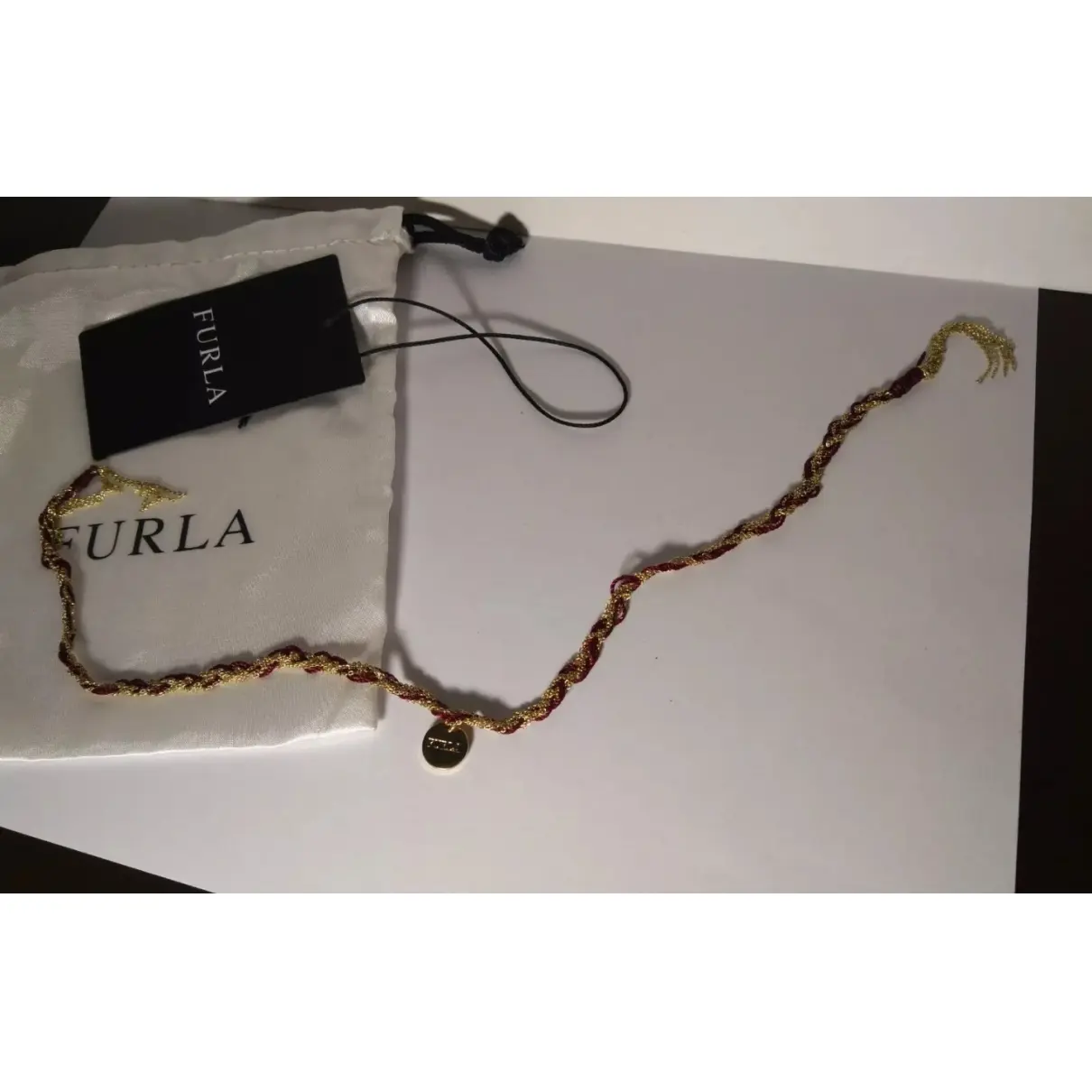 Furla Gold Metal Bracelet for sale