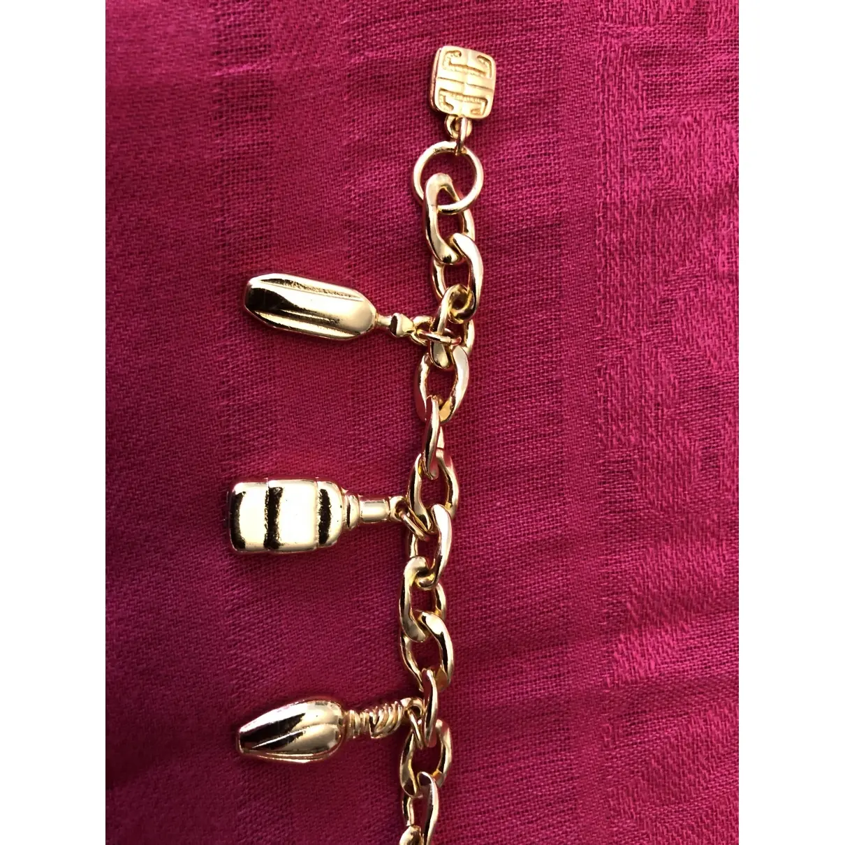 Gold Metal Bracelet Givenchy - Vintage