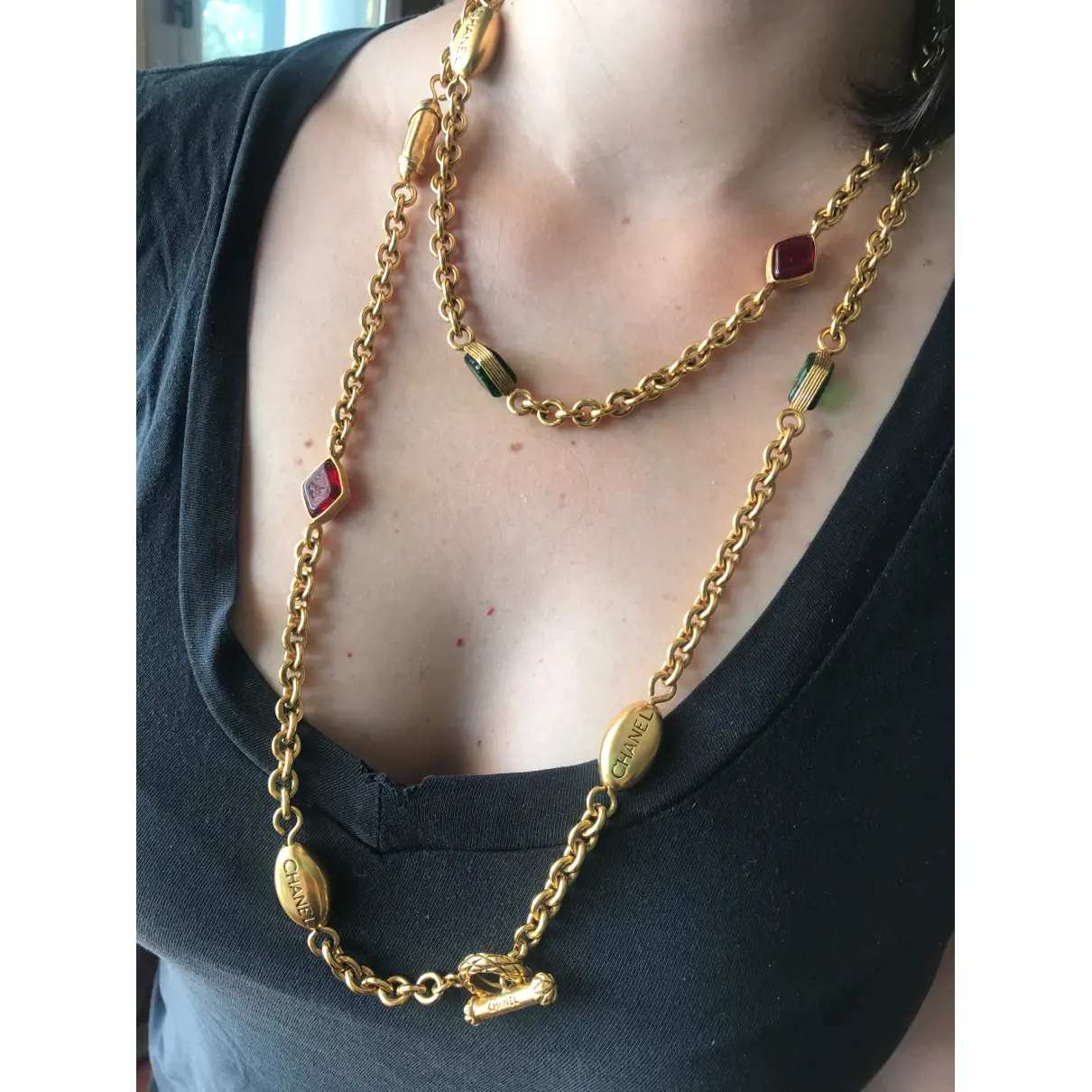Gripoix long necklace Chanel - Vintage
