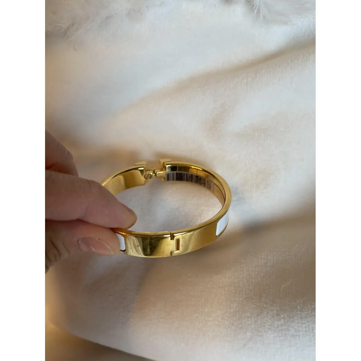 Buy Hermès White Gold plated Bracelet online