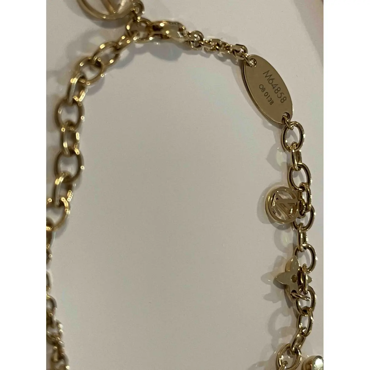 Gold Metal Bracelet Louis Vuitton