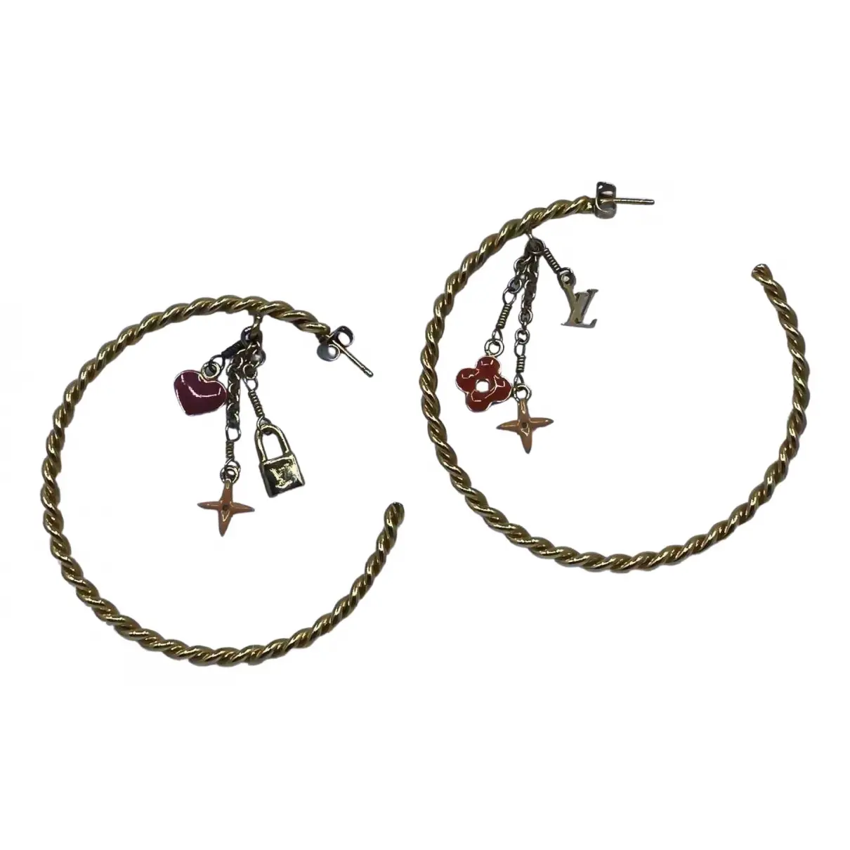 Monogram earrings Louis Vuitton