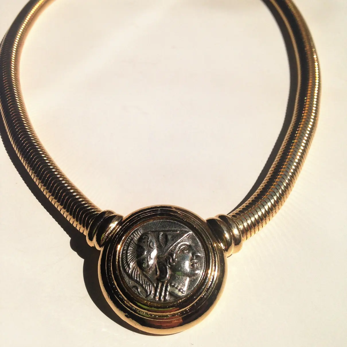 Ben-Amun Gold Metal Necklace for sale