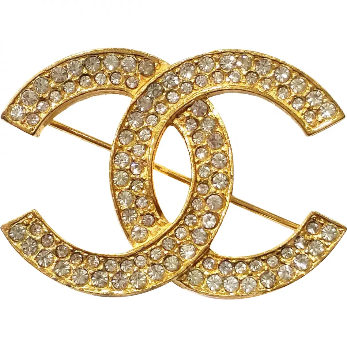 Gold Metal Pin & brooche Chanel - Vintage