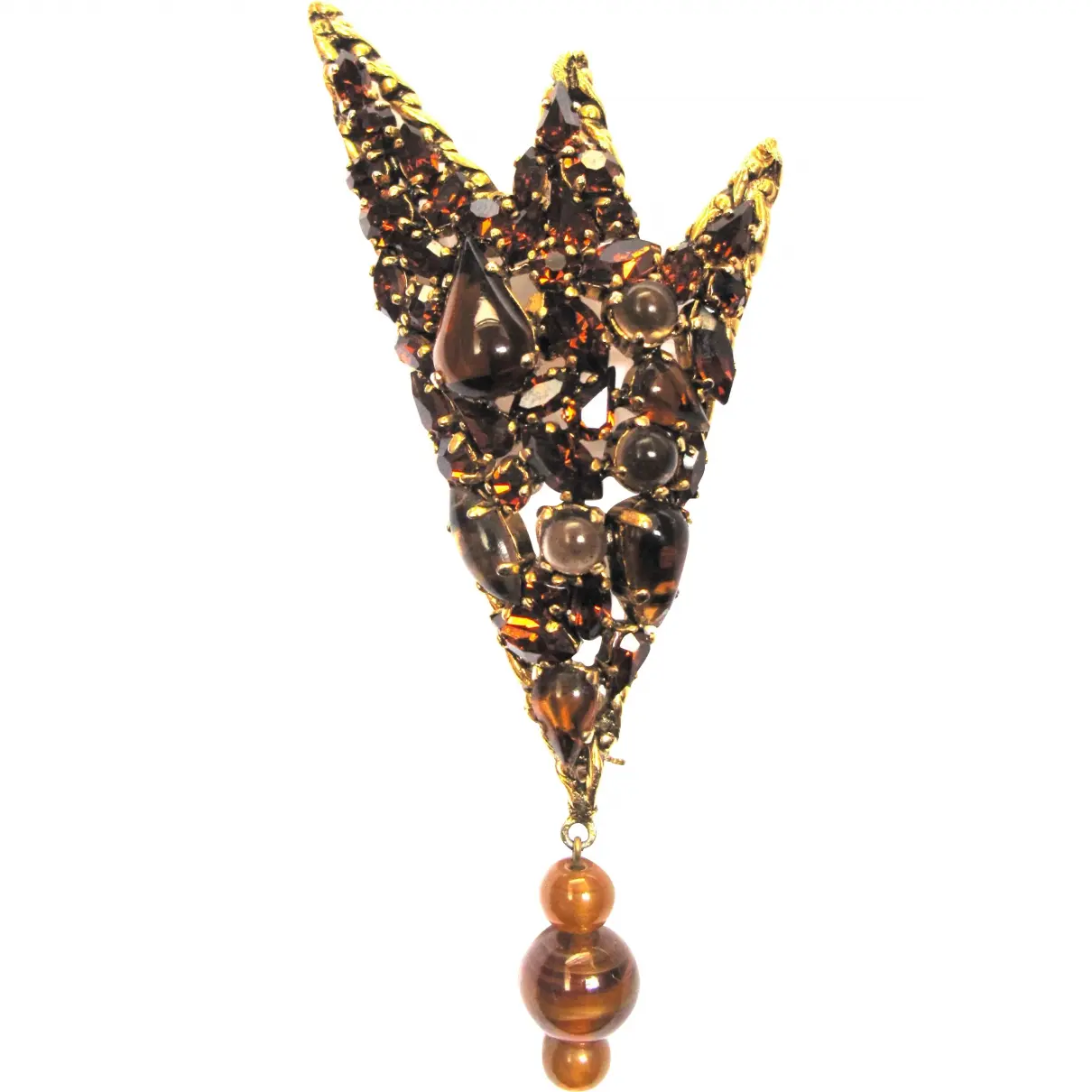 Gold Metal Pin & brooche Christian Dior - Vintage