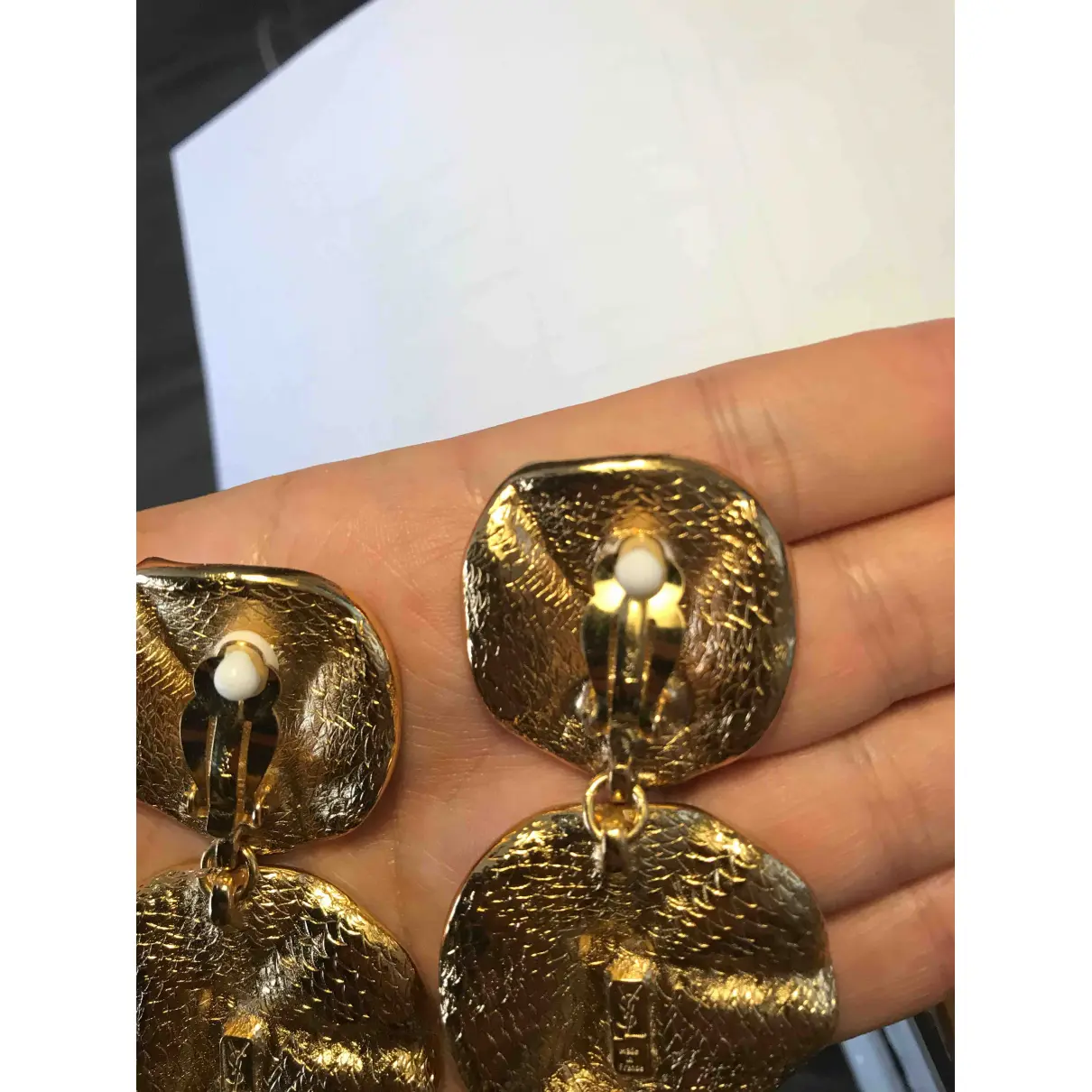 Earrings Yves Saint Laurent - Vintage