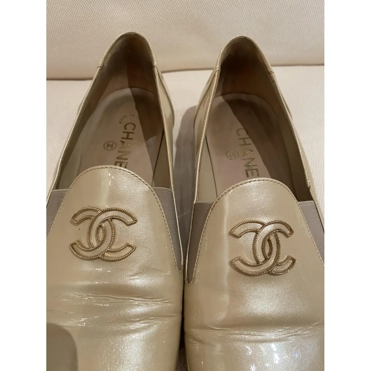 Patent leather flats Chanel