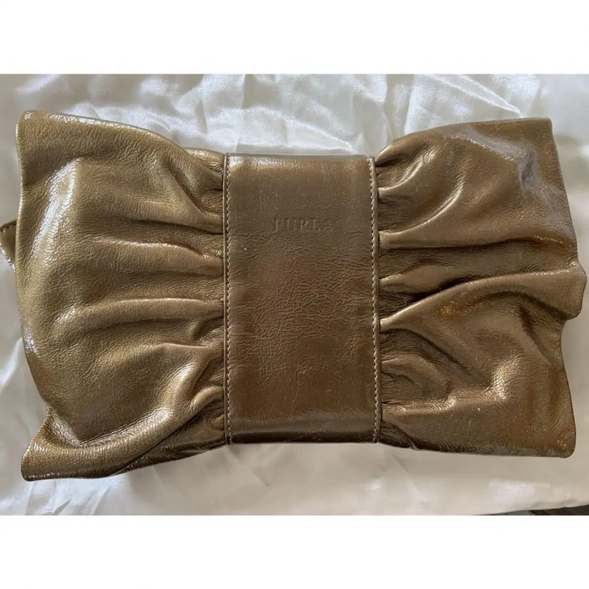 Buy Furla Patent leather clutch bag online