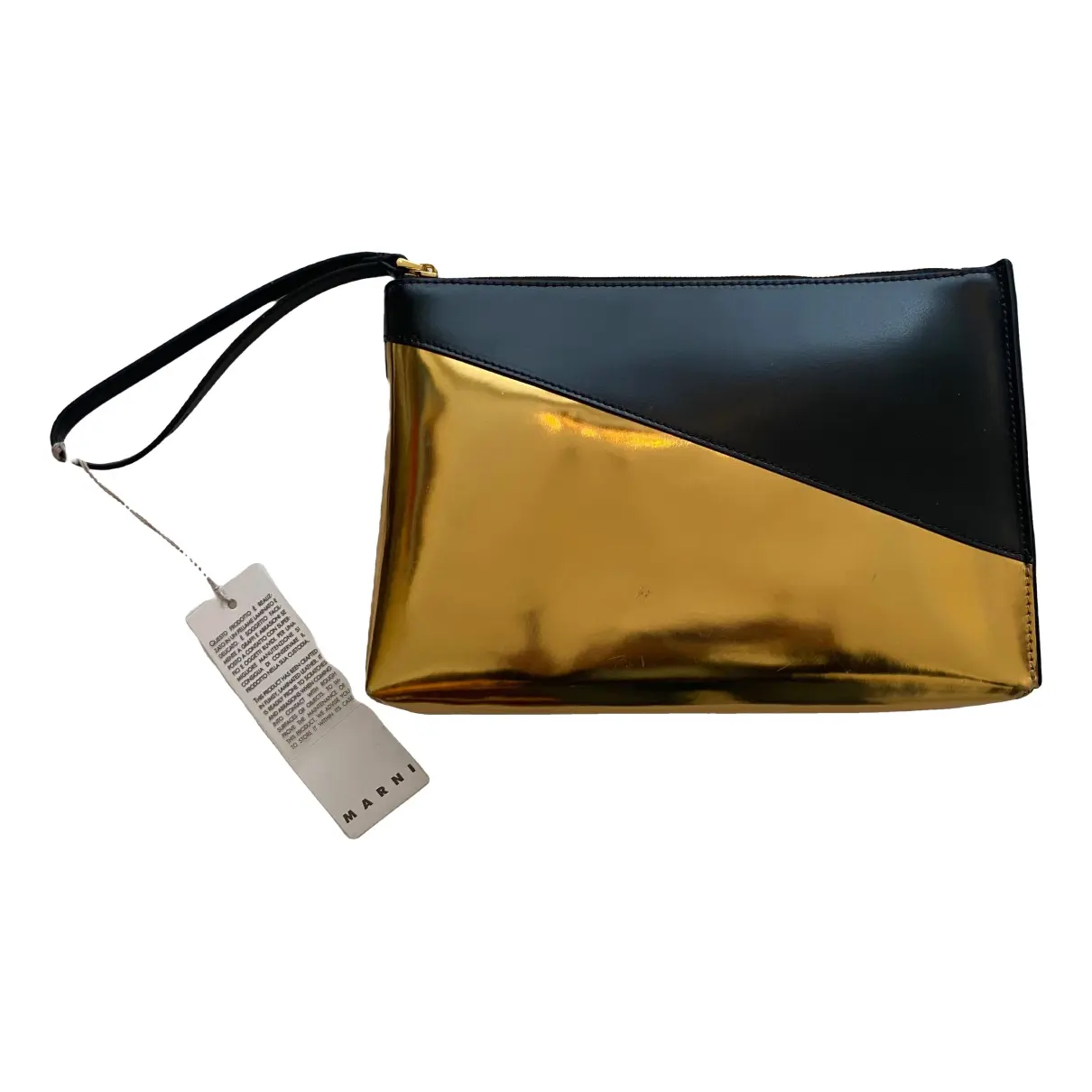 Patent leather clutch bag Marni