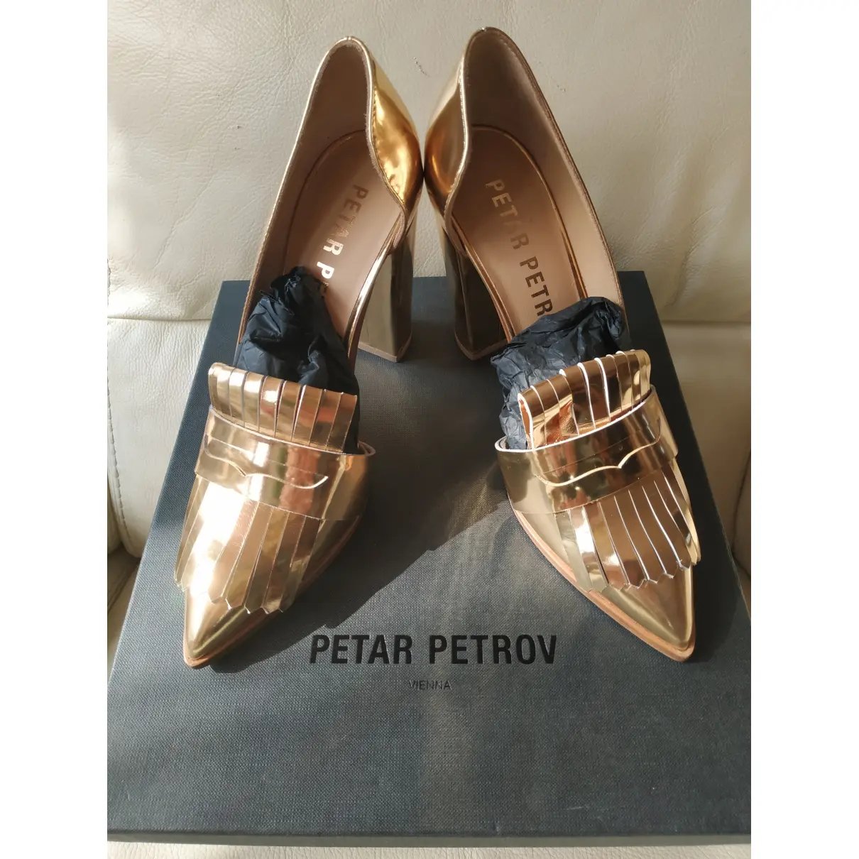 Patent leather heels Petar Petrov