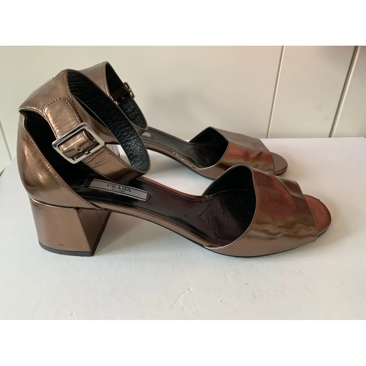 Buy Prada Patent leather sandal online
