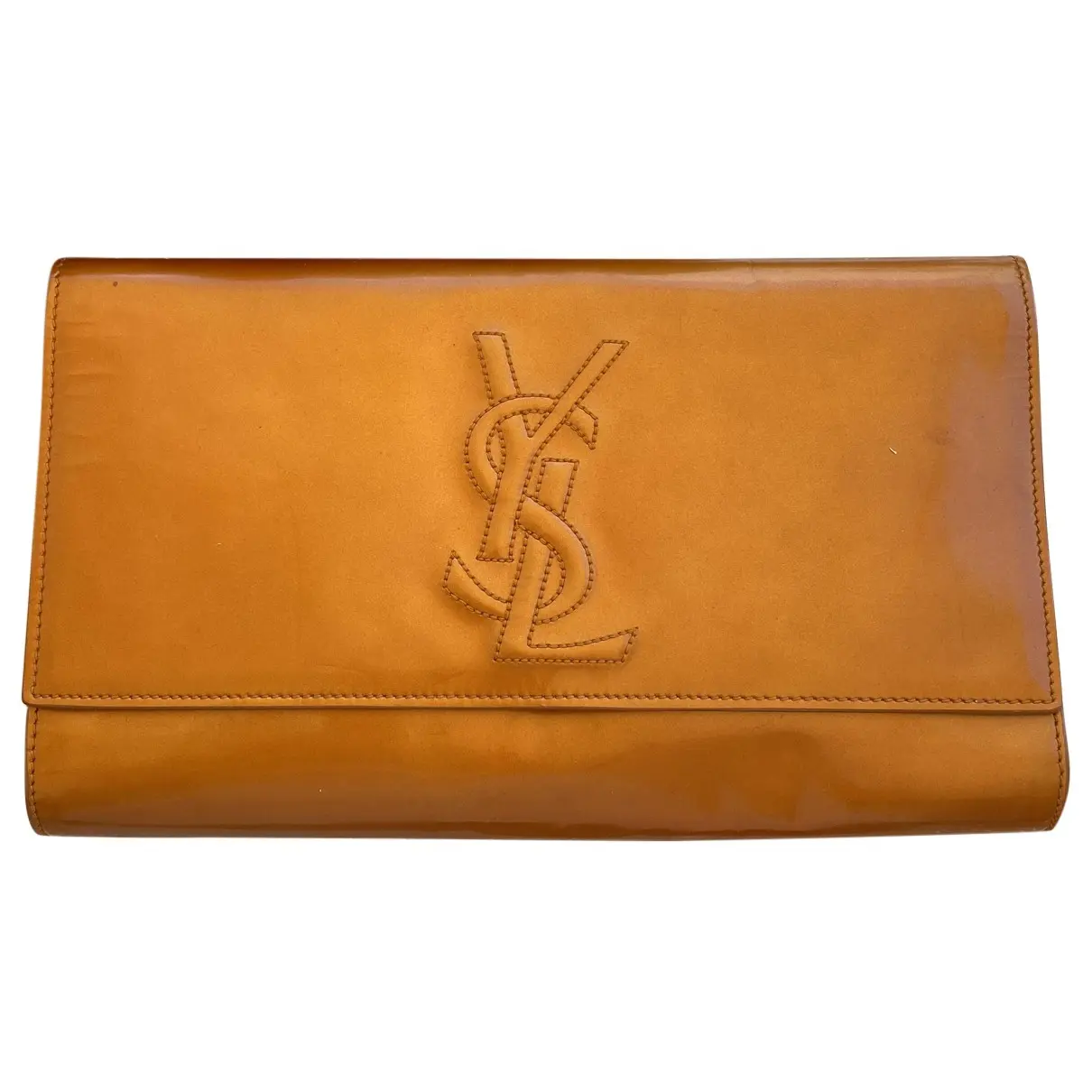 Patent leather clutch bag Saint Laurent