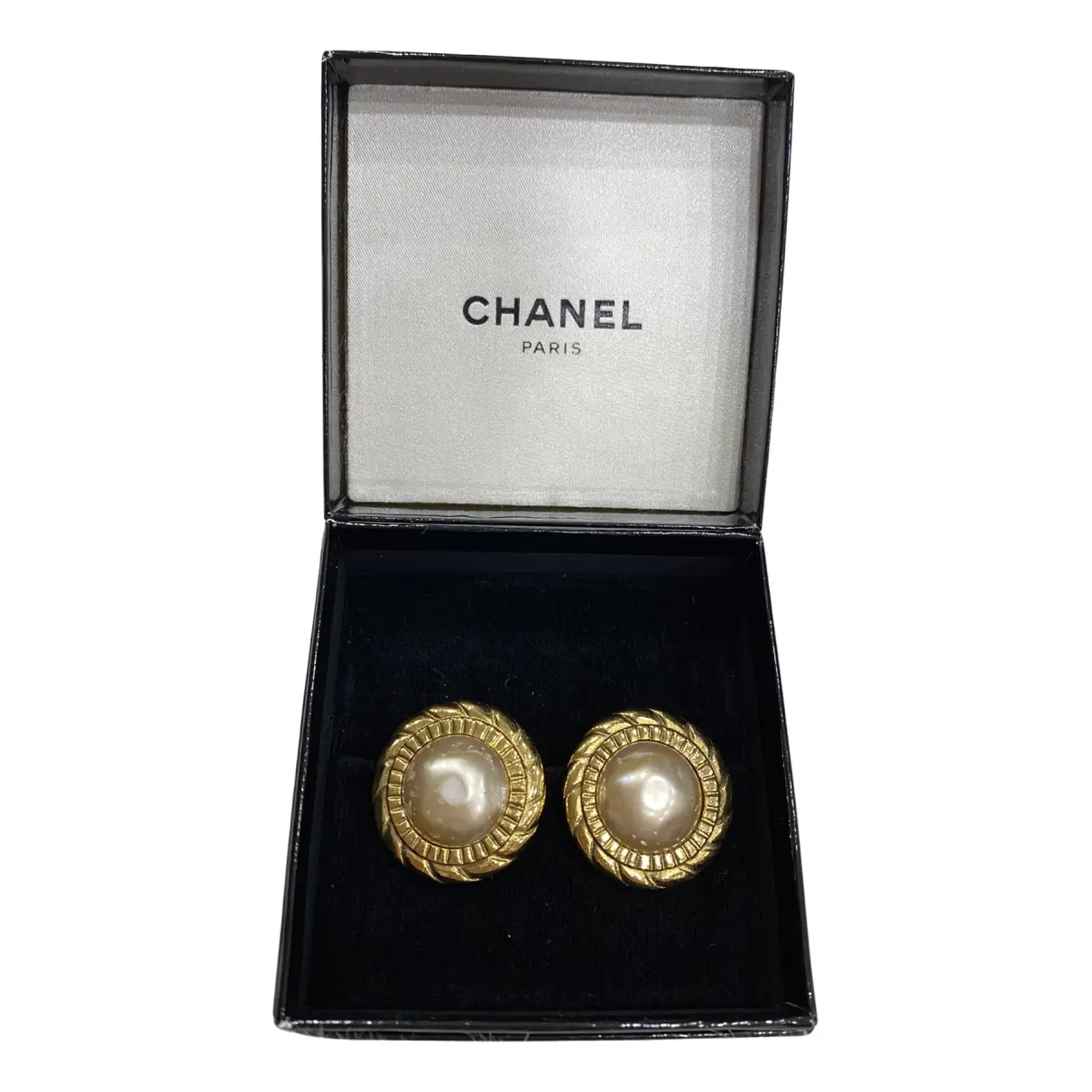 Baroque pearl earrings Chanel - Vintage