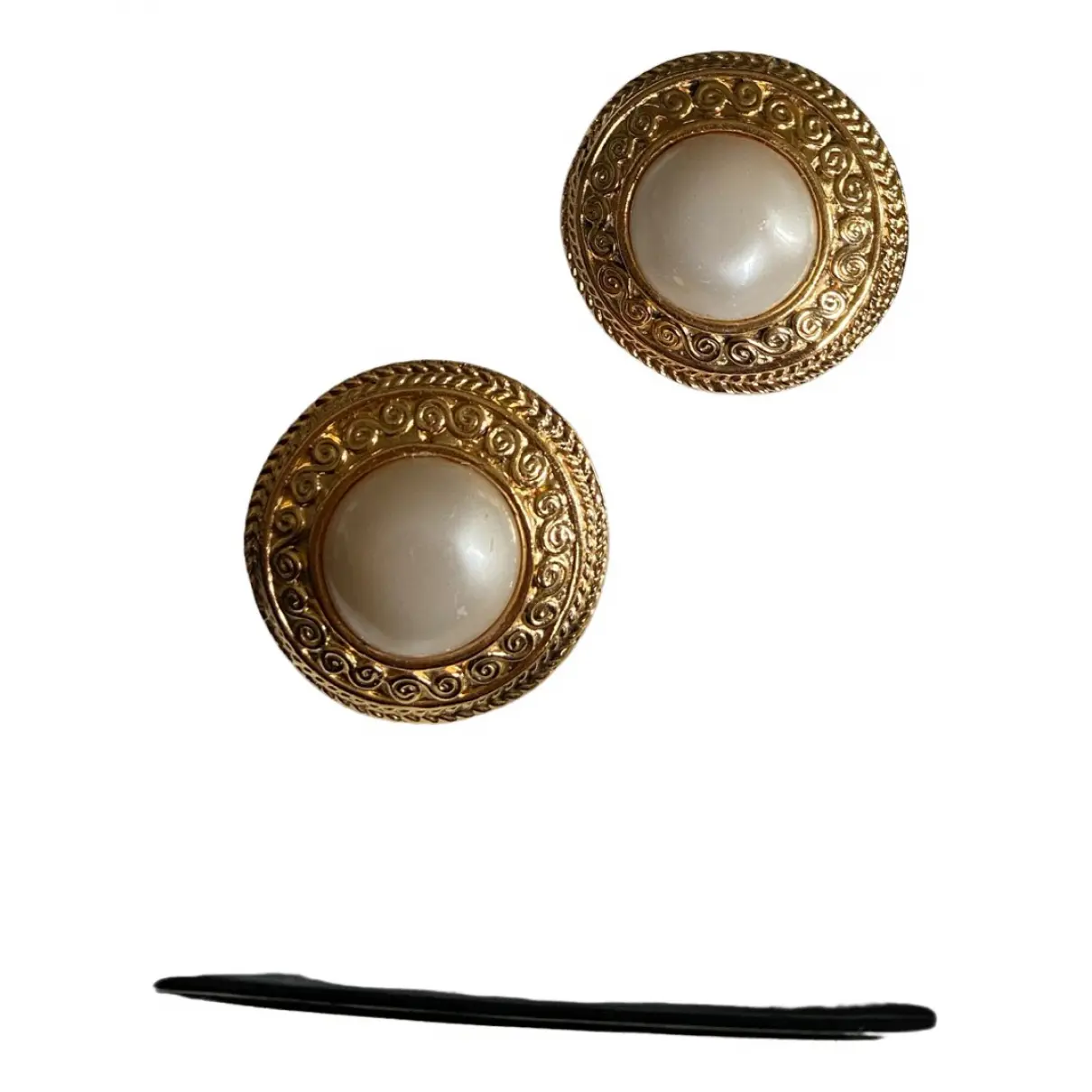 Baroque pearls earrings Chanel - Vintage