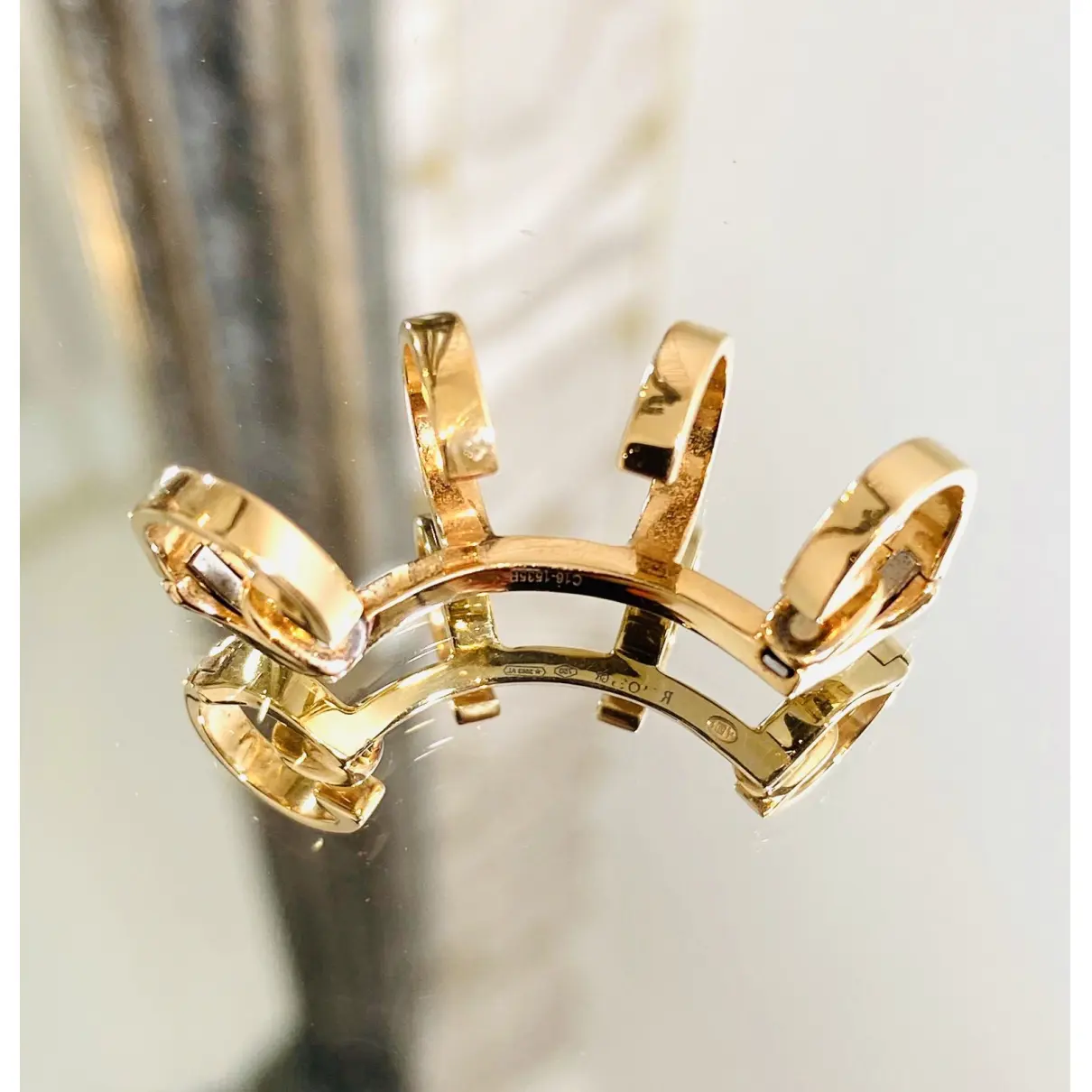 Berbère pink gold earrings Repossi
