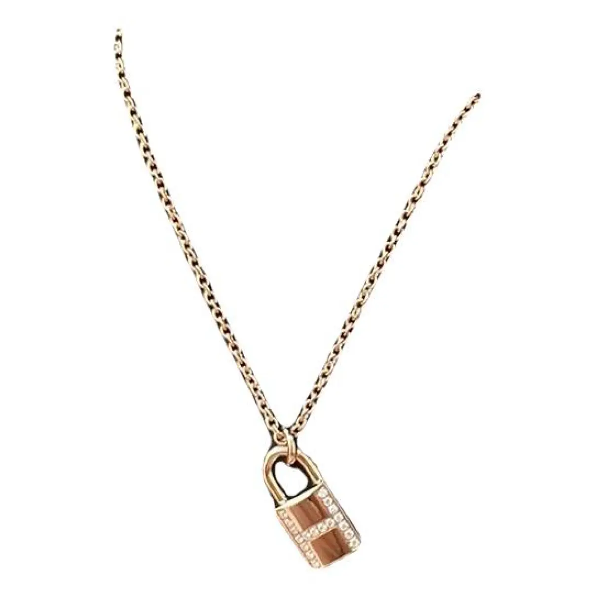 Cadenas pink gold necklace
