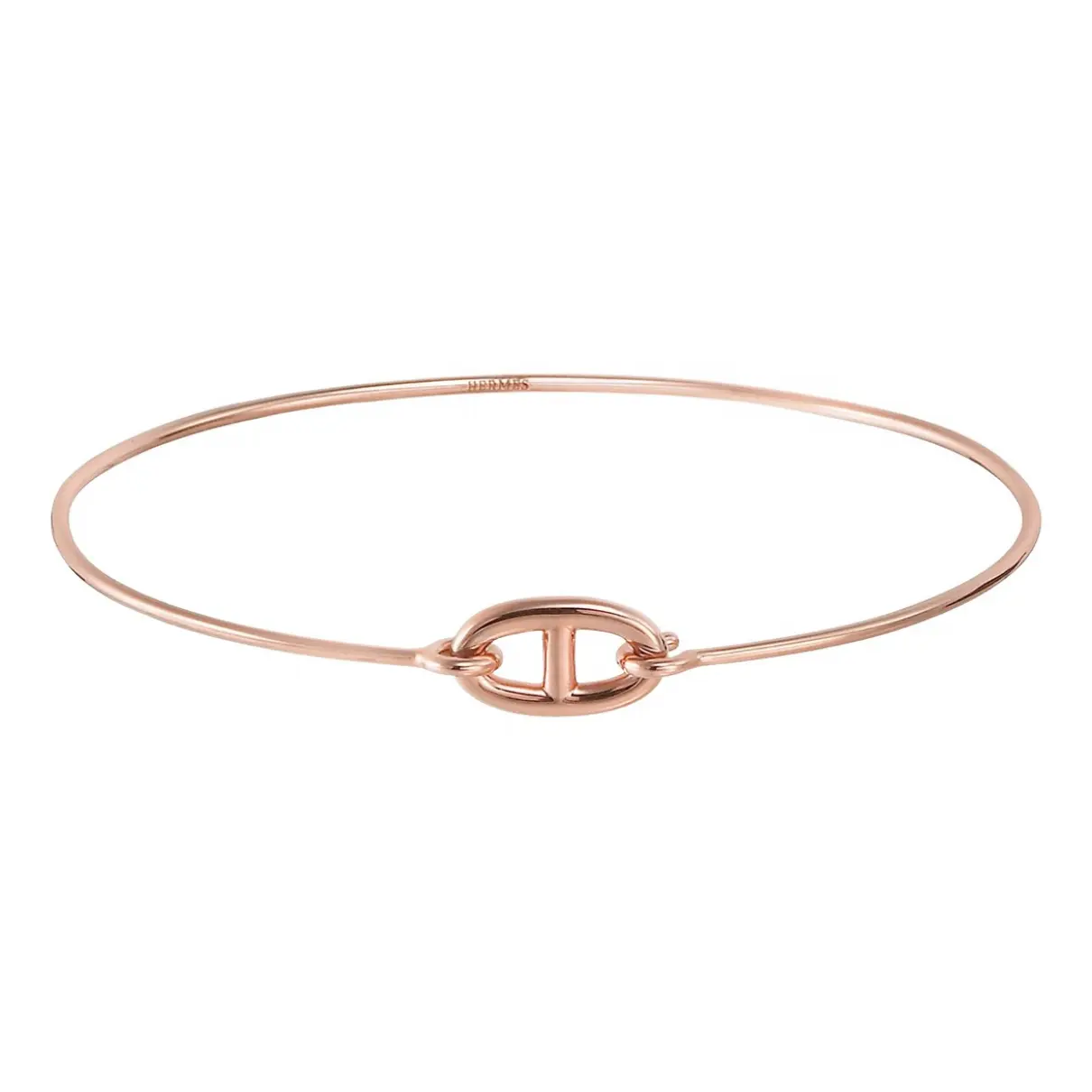 Chaîne d'Ancre pink gold bracelet Hermès