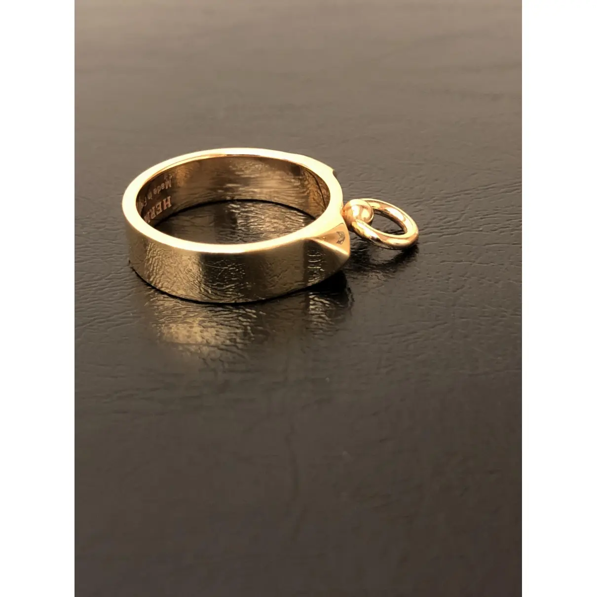 Hermès Collier de chien  pink gold ring for sale