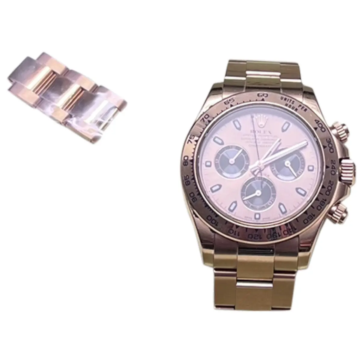 Daytona pink gold watch Rolex