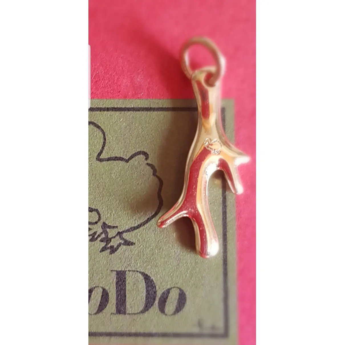 Buy Dodo Eclair pink gold pendant online