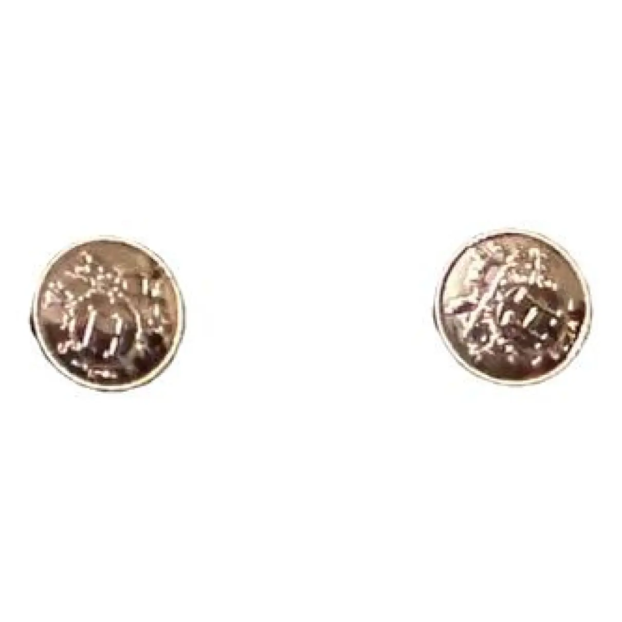 Ex-Libris pink gold earrings