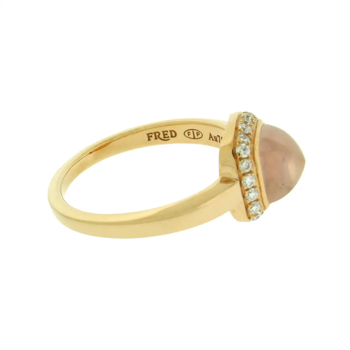 Pink gold ring Fred