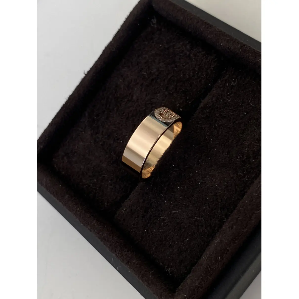 H d'Ancre pink gold ring Hermès