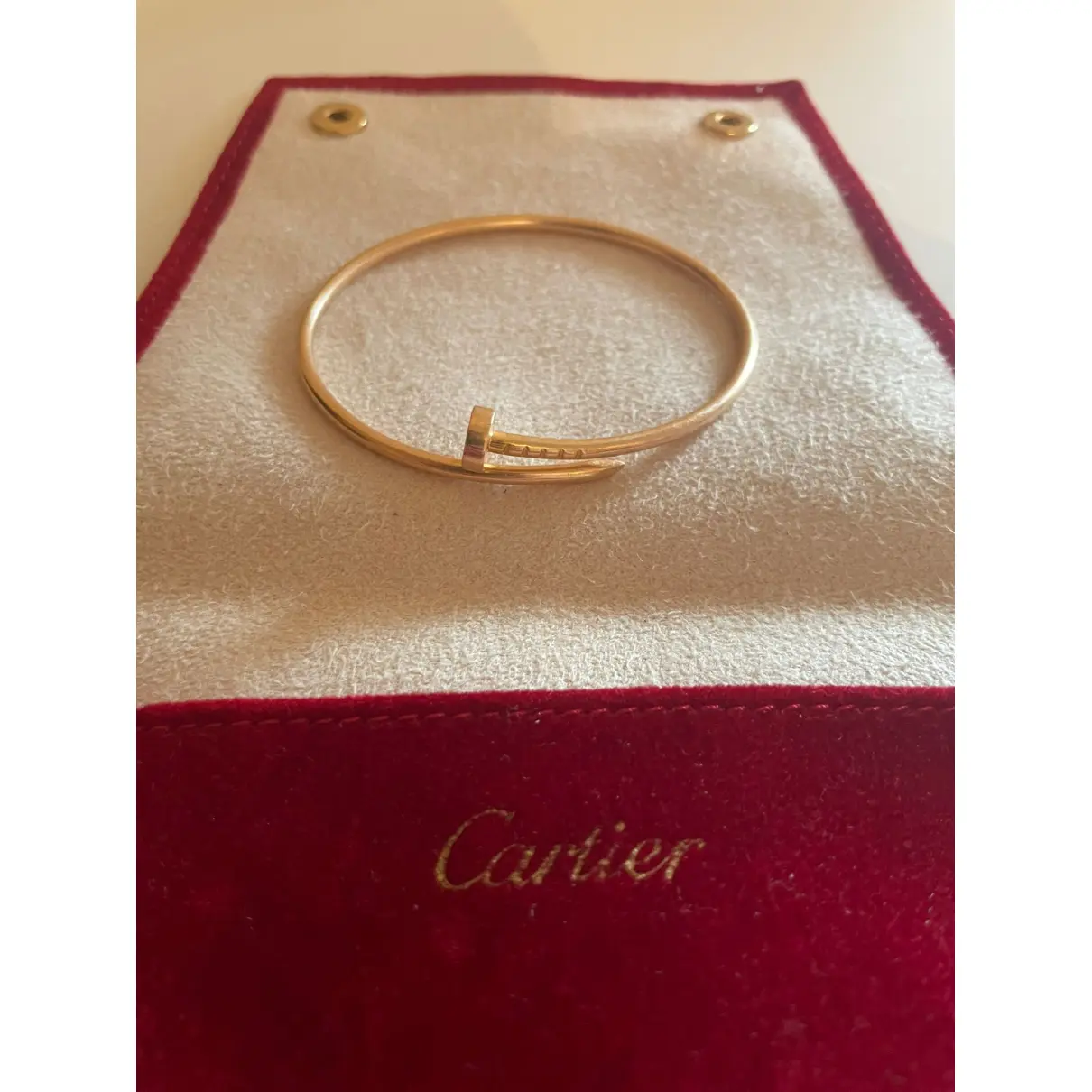 Buy Cartier Juste un Clou PM pink gold bracelet online