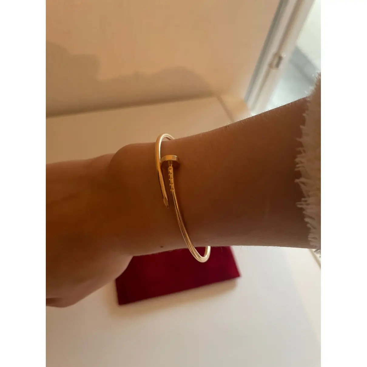 Juste un Clou PM pink gold bracelet Cartier