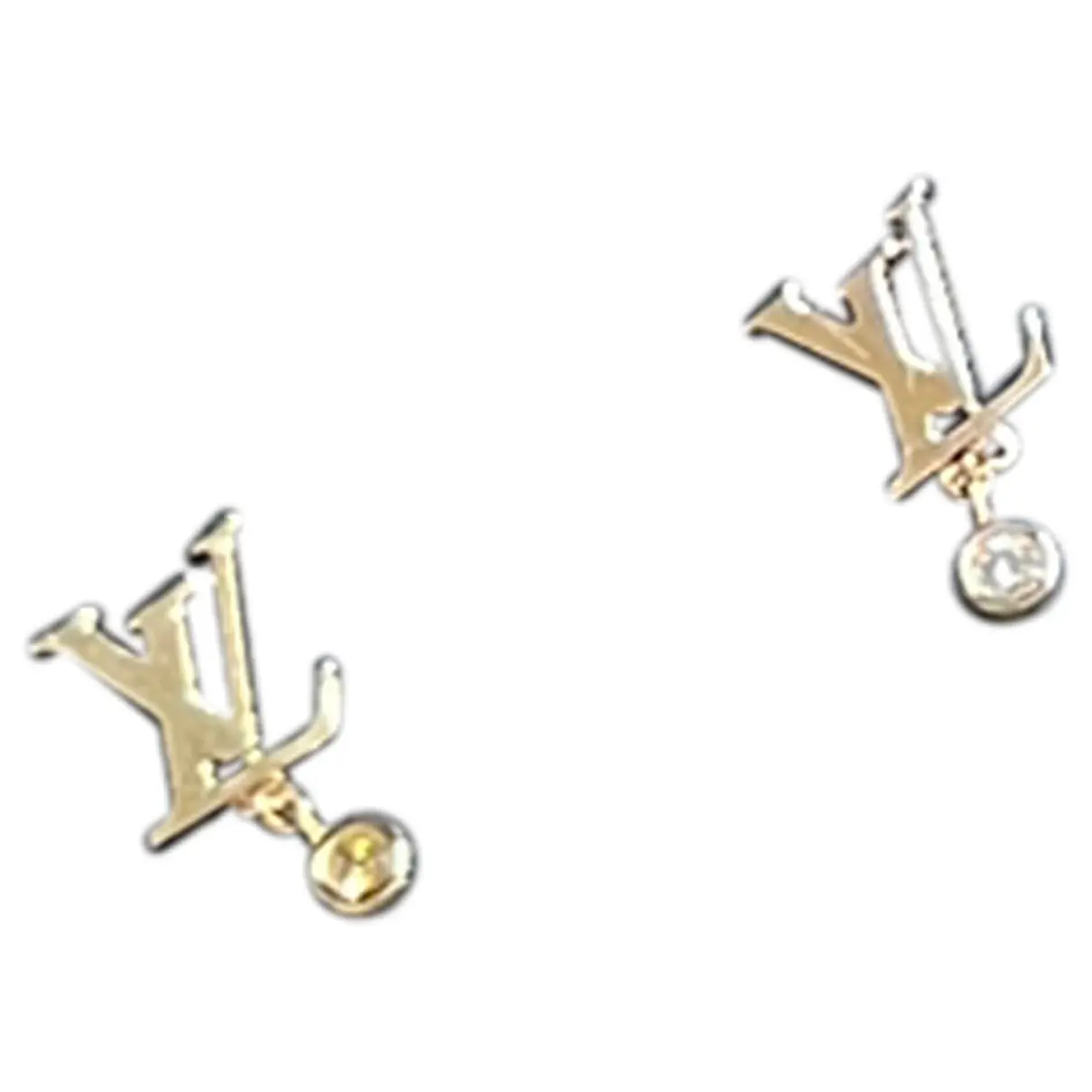 LV Iconic pink gold earrings