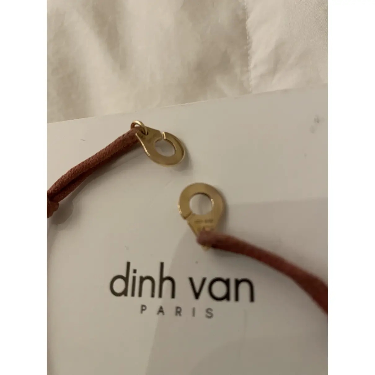 Menottes pink gold bracelet Dinh Van