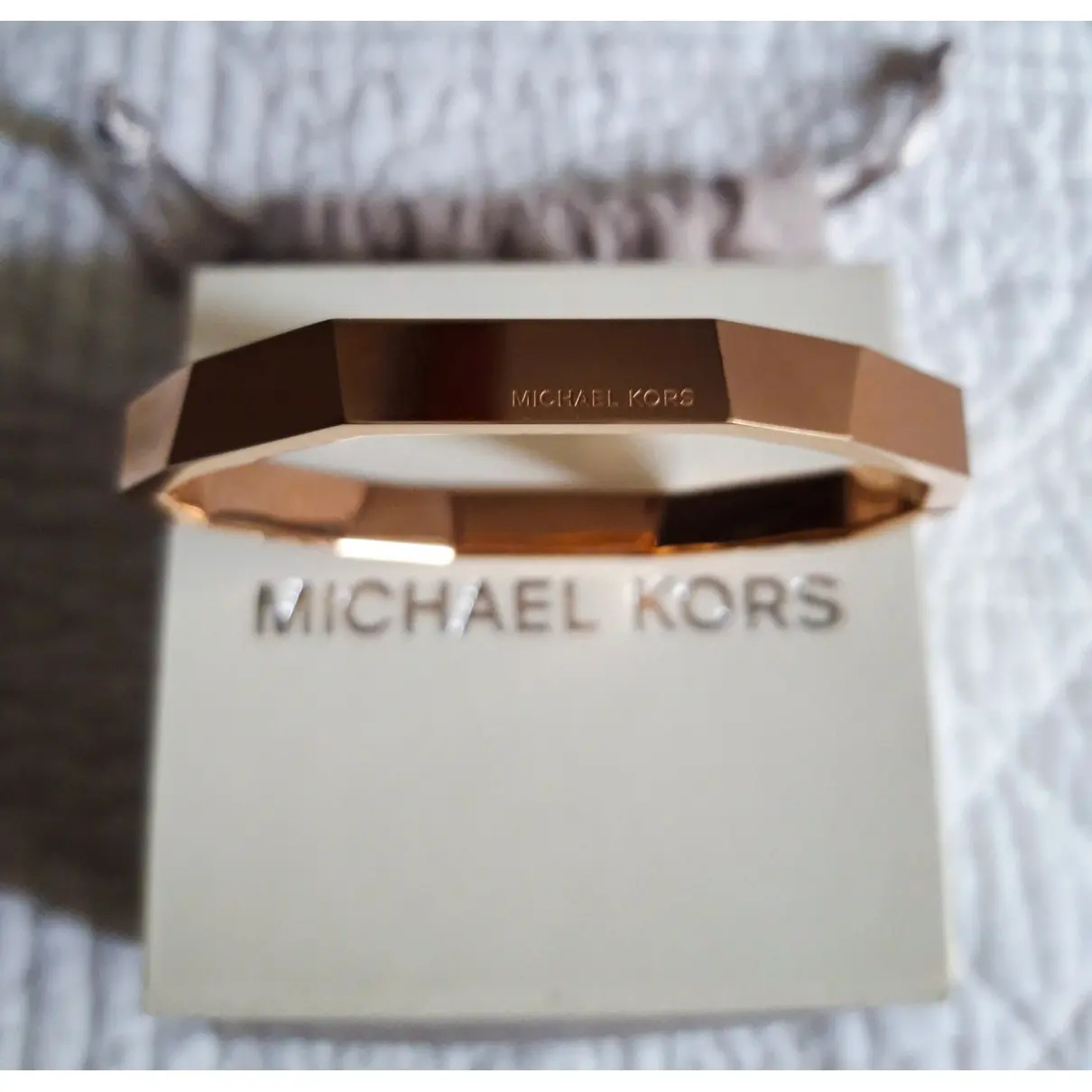 Buy Michael Kors Pink gold bracelet online