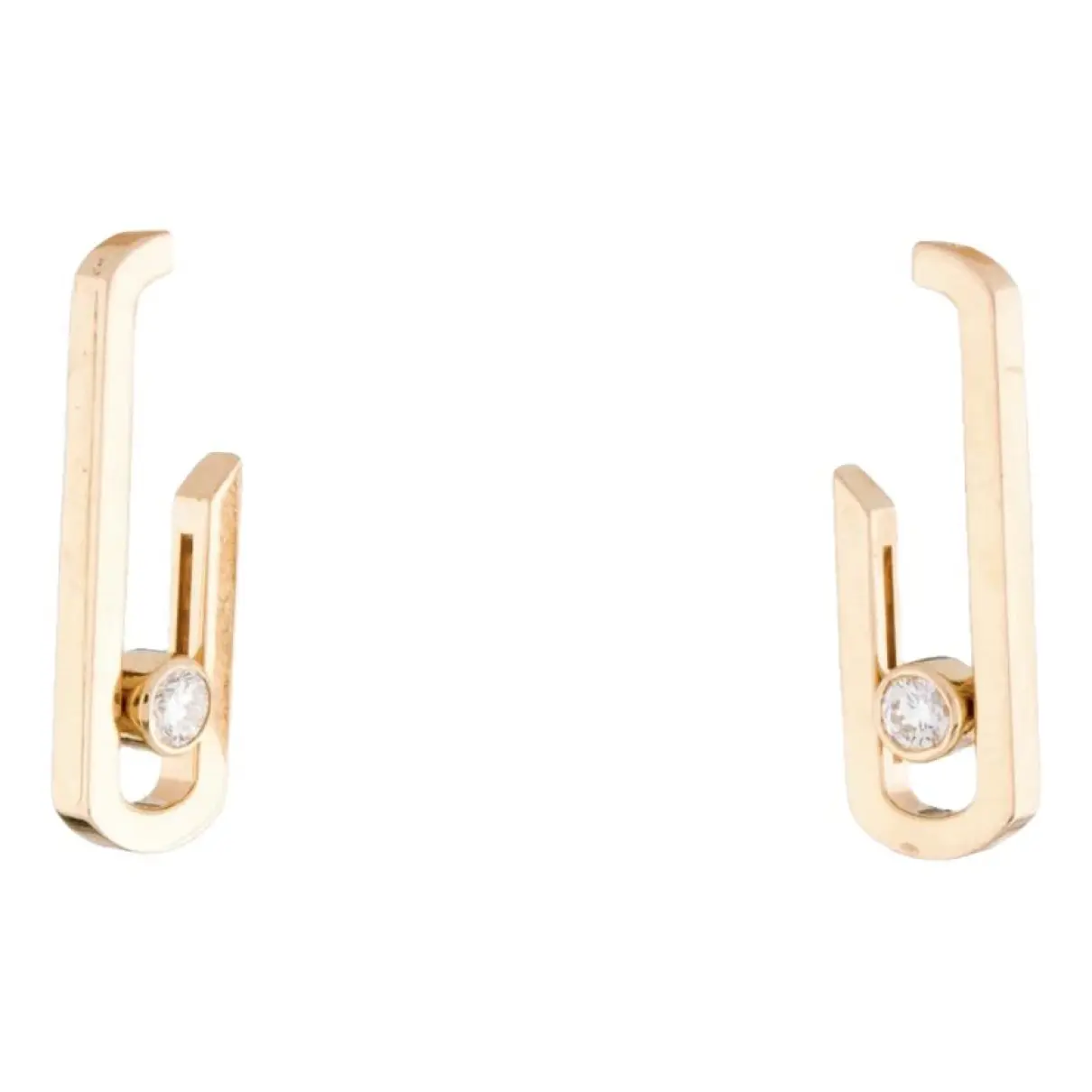Move Addiction pink gold earrings