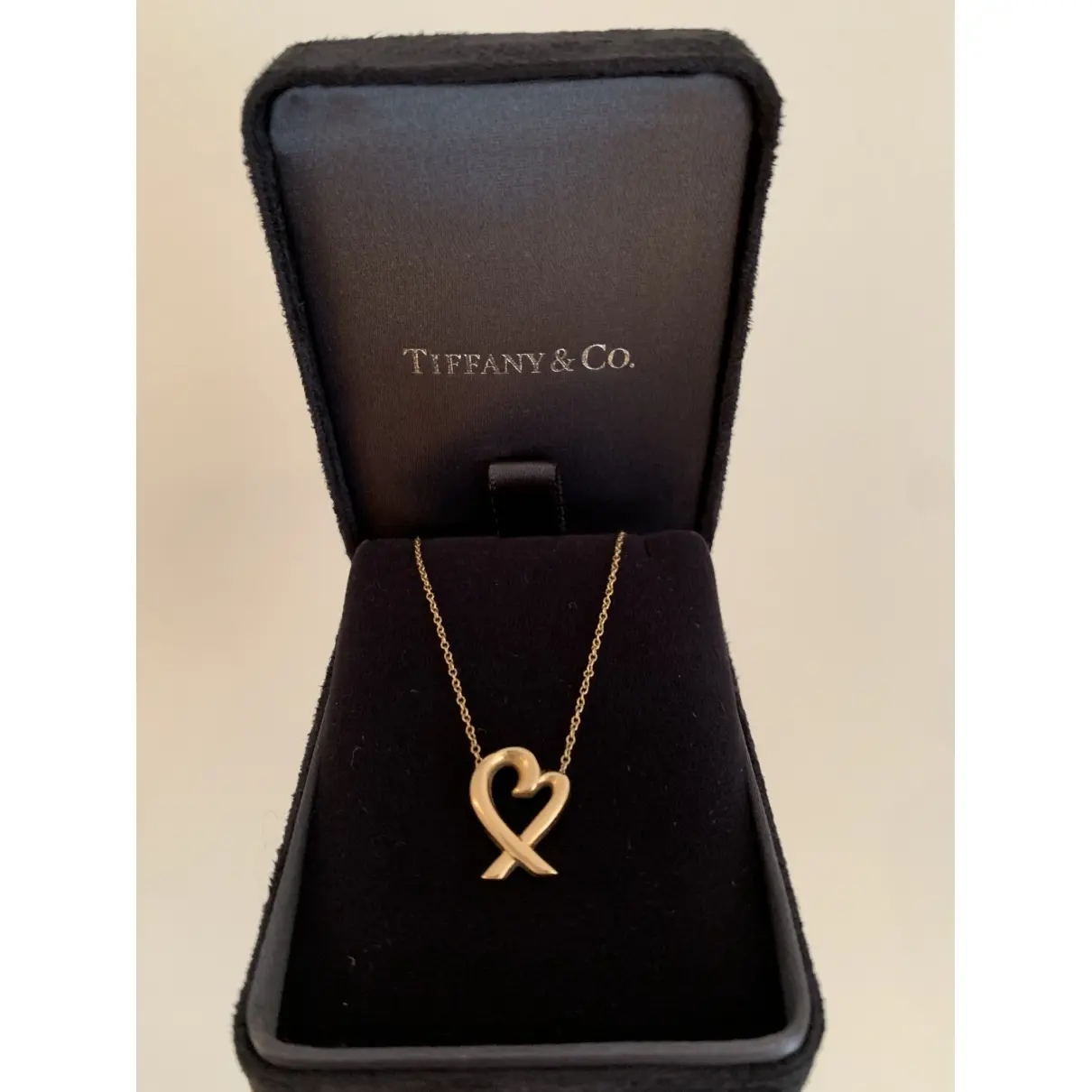 Tiffany & Co Paloma Picasso pink gold necklace for sale