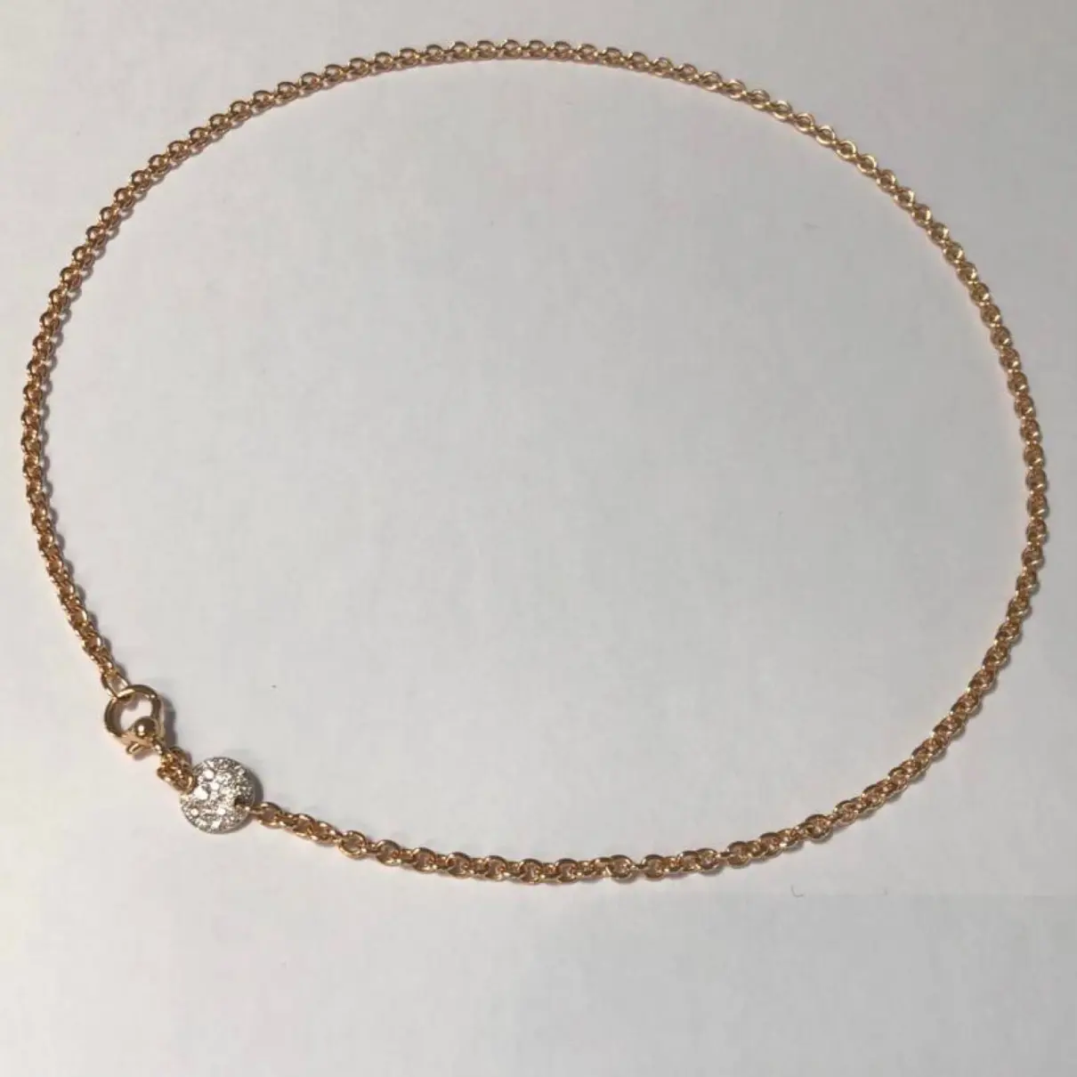 Buy Pomellato Sabbia pink gold necklace online