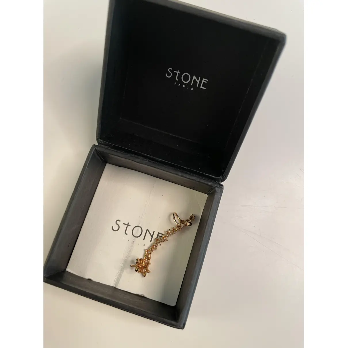 Buy Stone Paris Pink gold earrings online