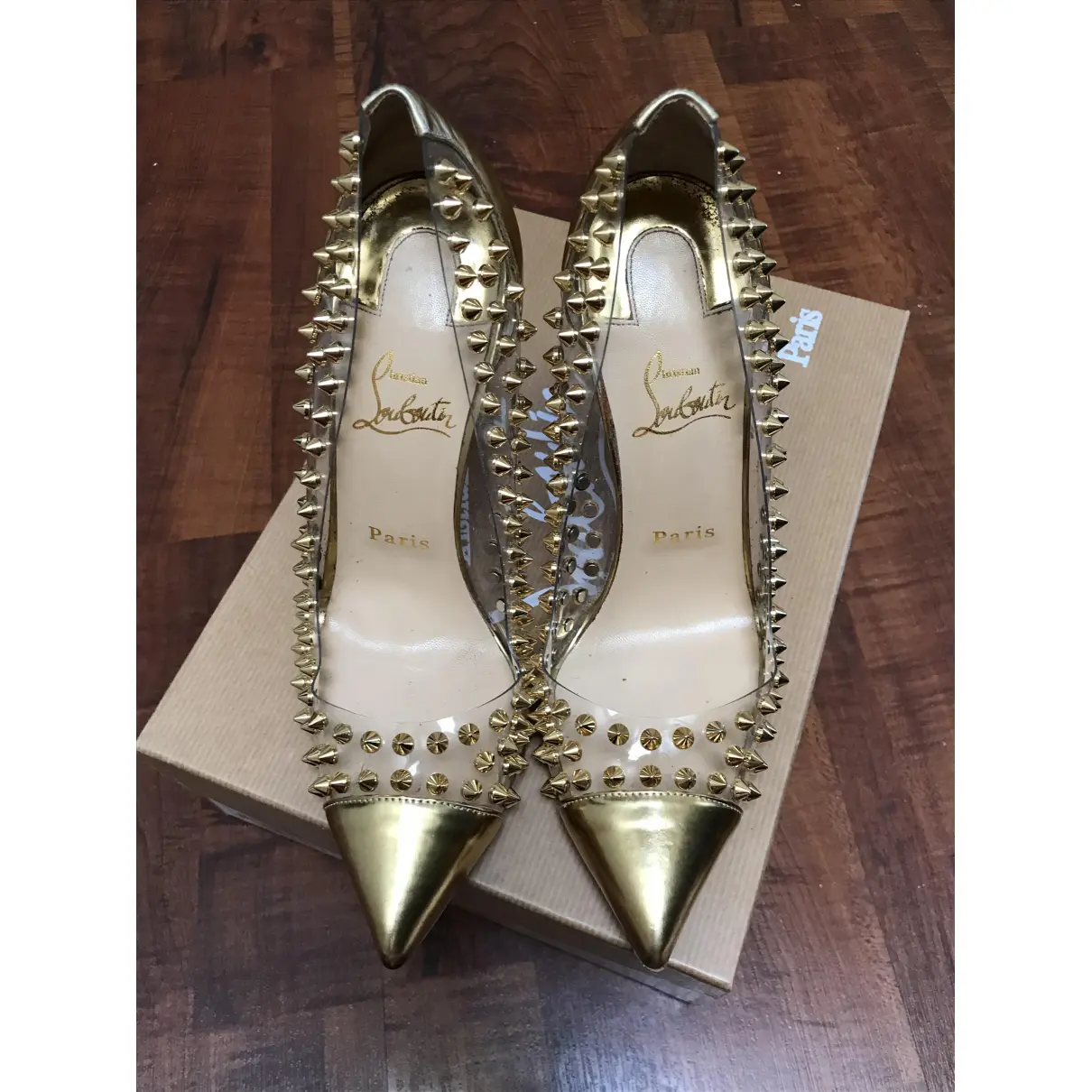 Buy Christian Louboutin Nosy Spikes heels online