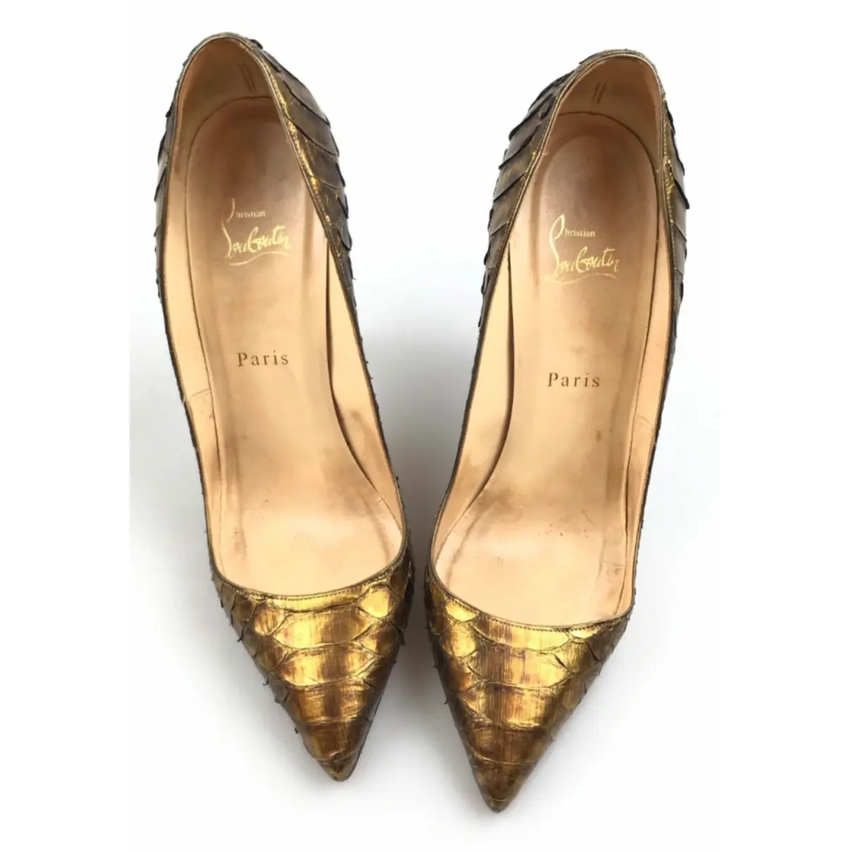 Christian Louboutin Python heels for sale