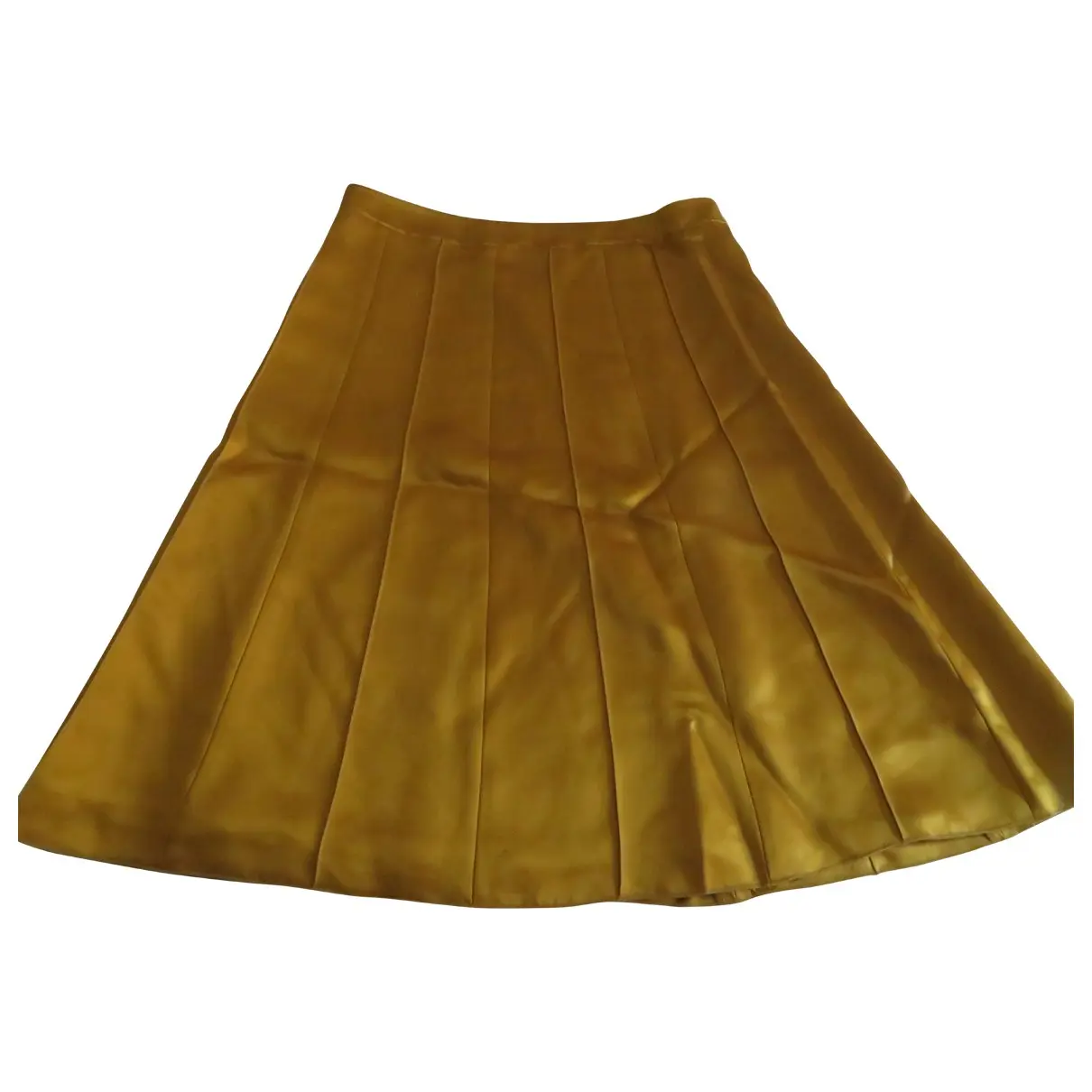 Silk mid-length skirt Carolina Herrera - Vintage